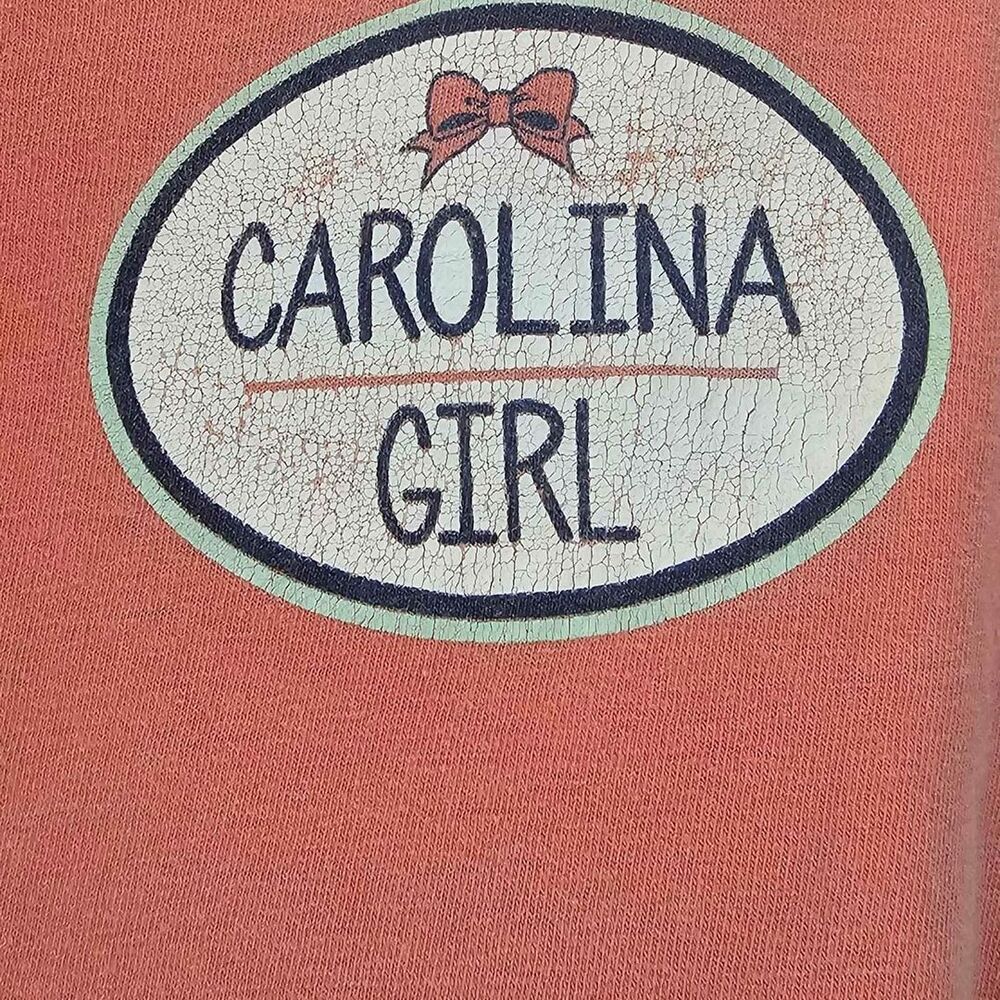 Carolina Girl Long Sleeved Cotton Pink Shirt  - Women's MEDIUM.